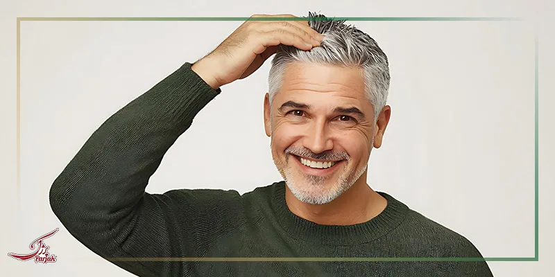 افزایش سن و پیری یکی از علت های سفیدی مو
